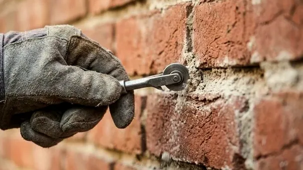 Mortar repair near Olive Chapel